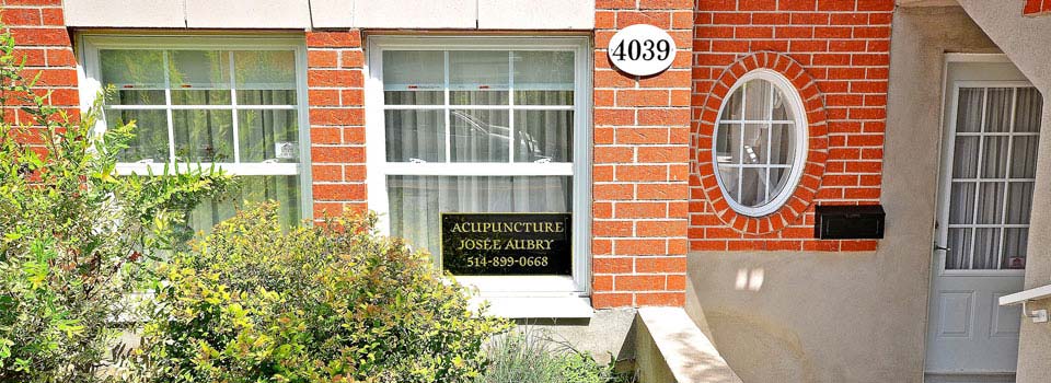 Façade de la clinique d'acupuncture